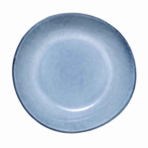 Sandrine Plate Deep, Blue, Stoneware