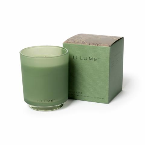 Hinoki Sage Box Glass Candle Refill, Green, 