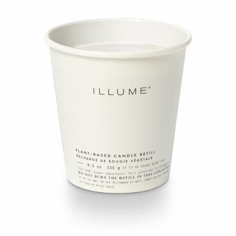 Winter White Candle Refill, White, 