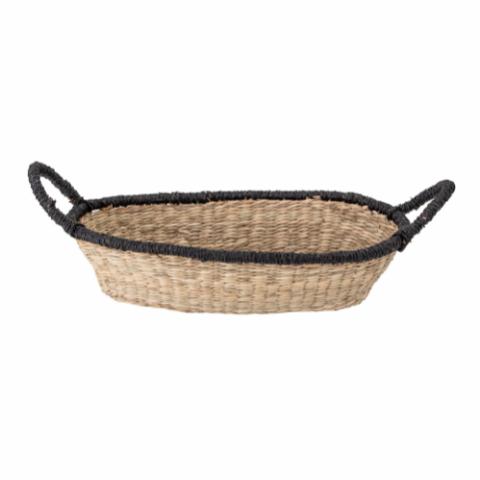 Ji Basket, Black, Seagrass