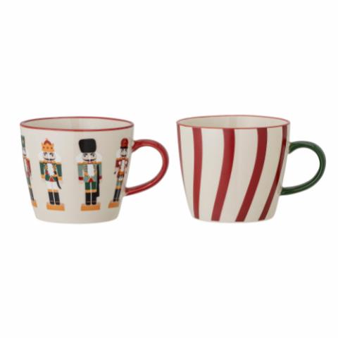 Jolly Mug, Red, Stoneware