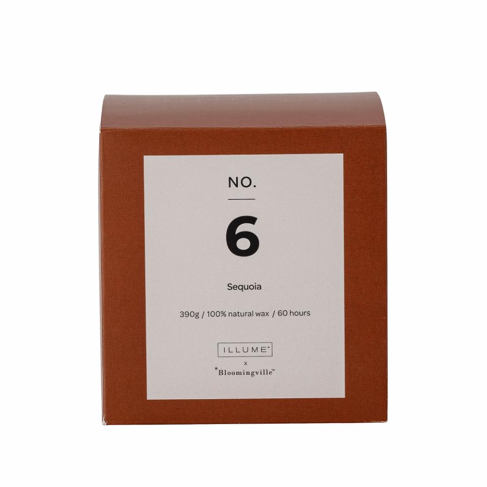 NO. 6 - Sequoia Bougie parfumée, Marron, Cire naturelle