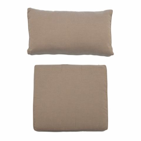 Mundo Cushion Cover (No filler), Brown, Polyester