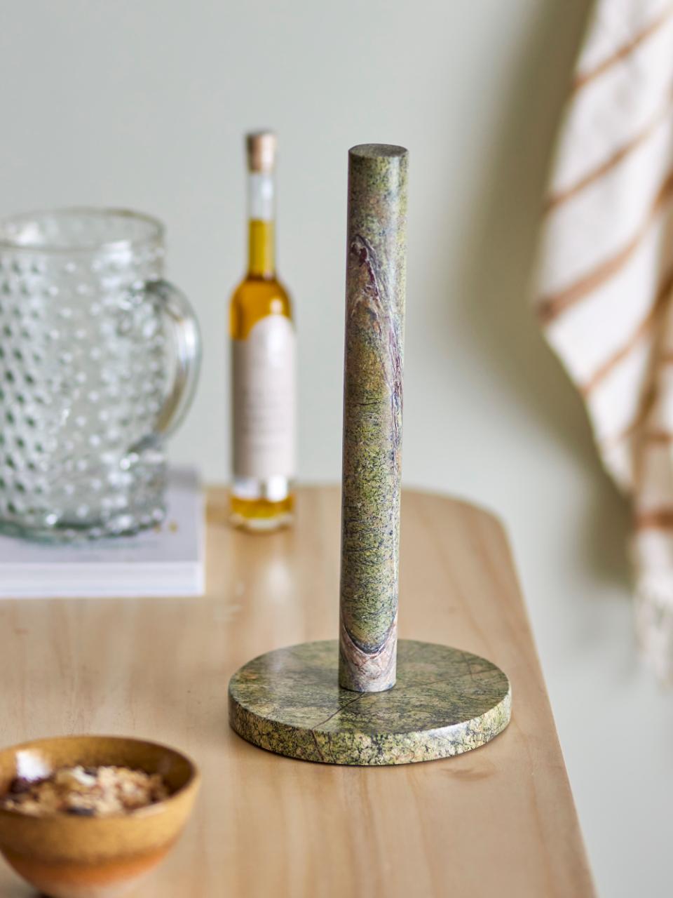 Buy Verde Marble Kitchen Roll Holder Online - Ellementry