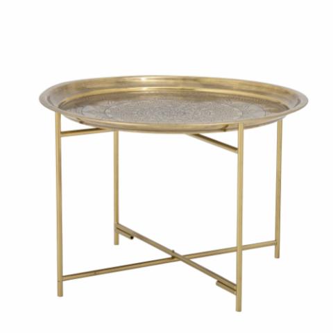 Dalia Tray Table, Brass, Metal