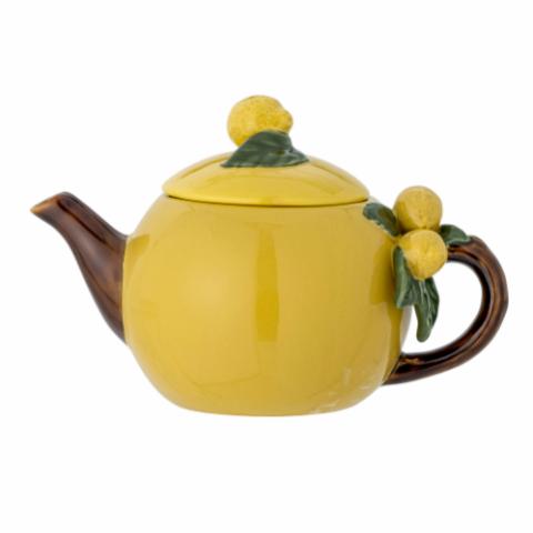 Aura Théière avec infuseur à thé, Verte, Porcelaine