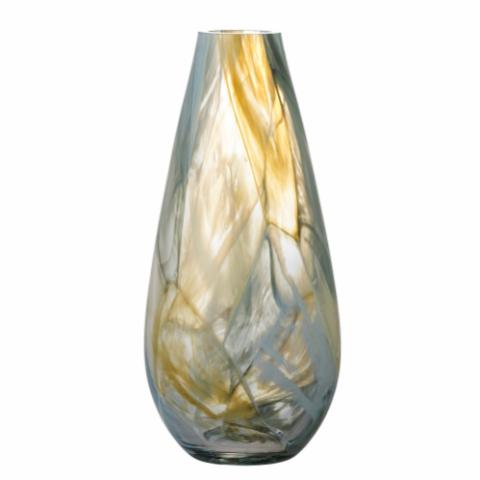 Lenoah Vase, Yellow, Glass