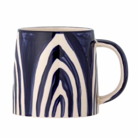 Shama Mug, Blue, Stoneware