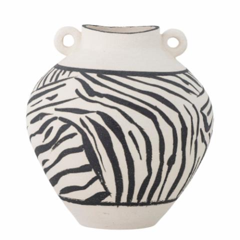 Togo Vase, Black, Stoneware