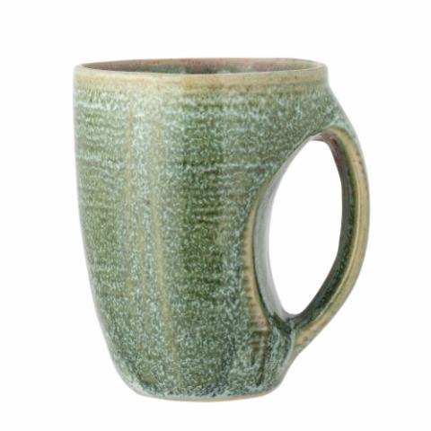 Aura Mug, Green, Stoneware