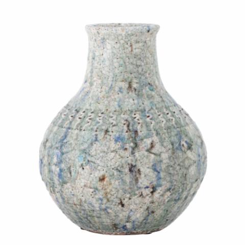 Niin Deco Vase, Blue, Terracotta