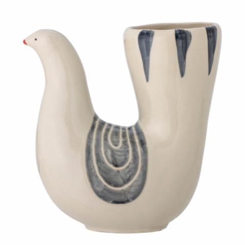 Trudy Vase, Weiß, Steingut