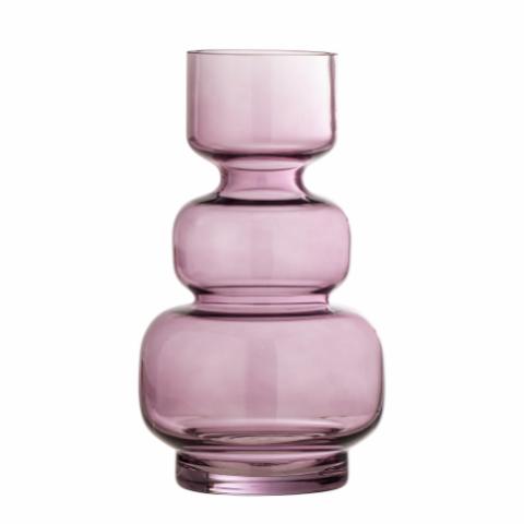 Johnson Vase, Violett, Glas
