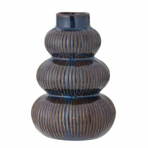 Myrtle Vase, Blue, Steingut