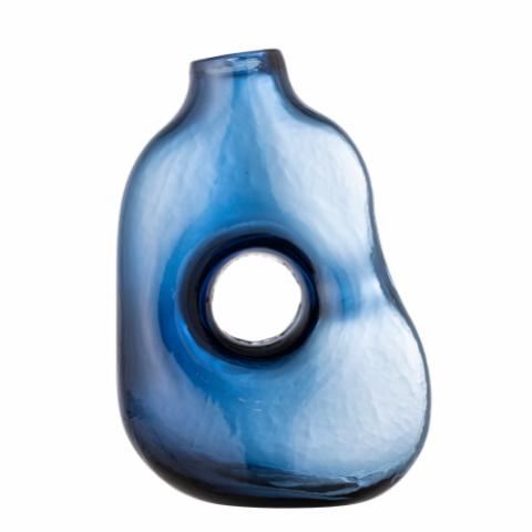Harri Vase, Blue, Glass