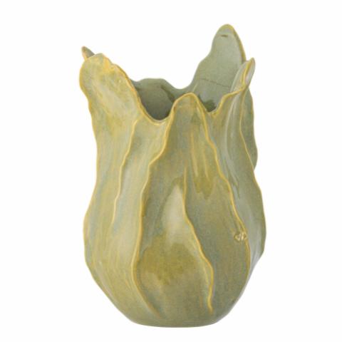 Bastien Vase, Green, Stoneware