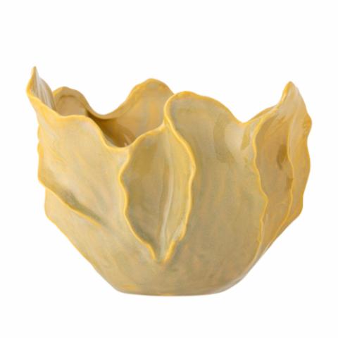 Bastien Bowl, Yellow, Stoneware