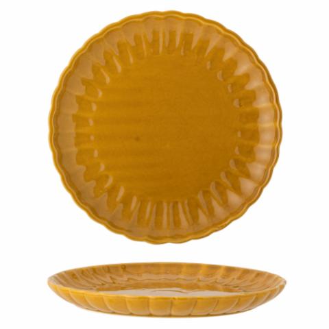 Latina Plate, Yellow, Stoneware