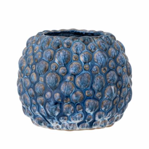 Susannah Flowerpot, Blue, Stoneware