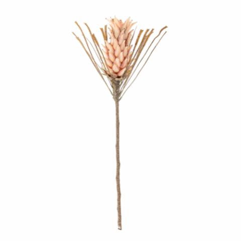 Palmflower Tige de Fleur Artificielle, Rose, Plastique