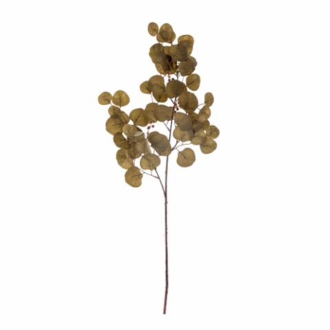 Eucalyptus Tige de Fleur Artificielle, Marron, Plastique