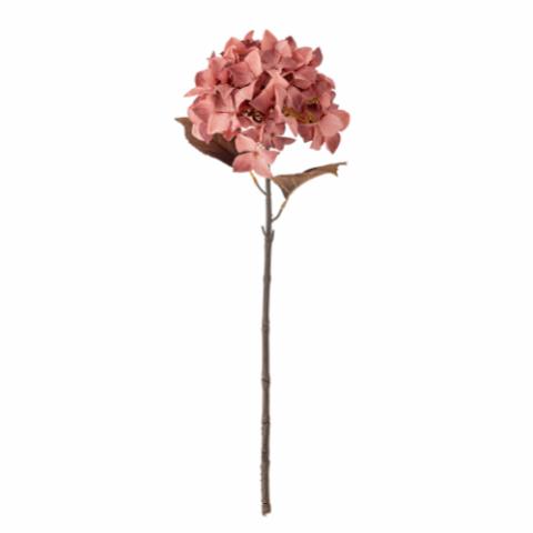 Hydrangea Artificial Stem, Rose, Plastic