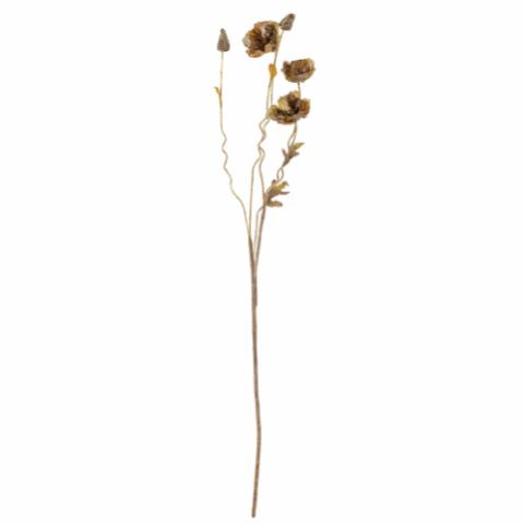 Poppy Stem, Brown, Artificial Flowers