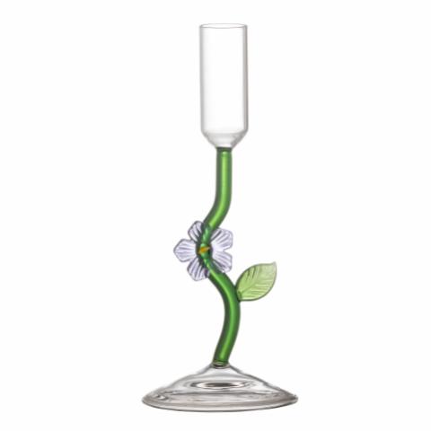 Vesper Kerzenhalter, Violett, Glas