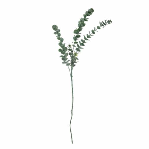 Eucalyptus Tige de Fleur Artificielle, Verte, Plastique