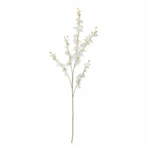 Orchid Stilk, Hvid, Kunstige Blomster