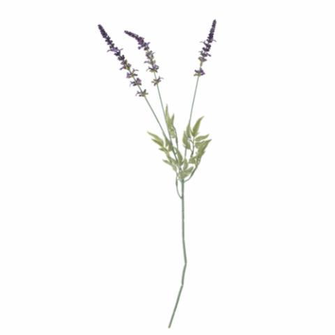 Lavender Tige de Fleur Artificielle, Violet, Plastique