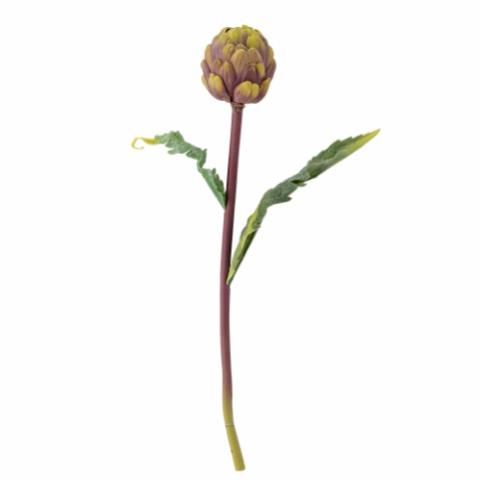 Protea Stilk, Lilla, Kunstige Blomster