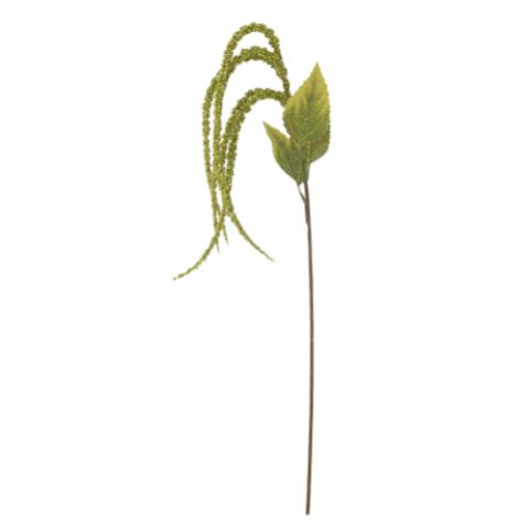 Foxtail Tige de Fleur Artificielle, Verte, Plastique