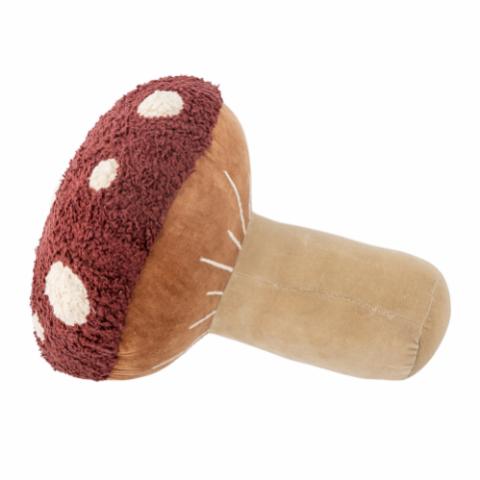Mushroom Coussin, Rouge, Coton