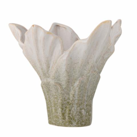 Erato Vase, Green, Stoneware