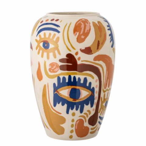 Horus Vase, Orange, Stoneware