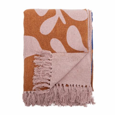 Atle Throw, Brown, Recycled Cotton
