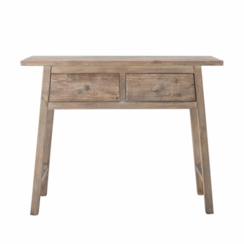 Camden Console Table, Nature, Reclaimed Pine Wood