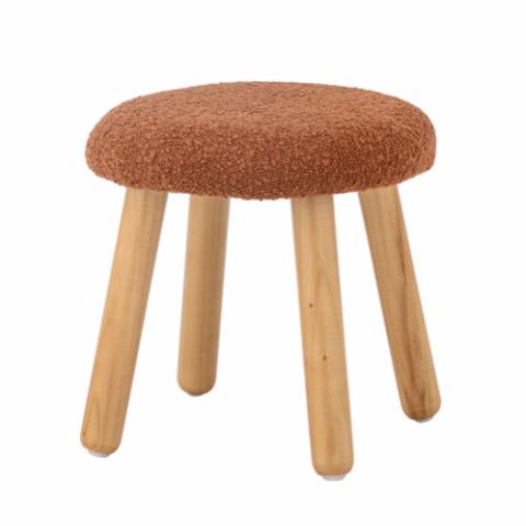 Aksel Stool, Brown, Polyester