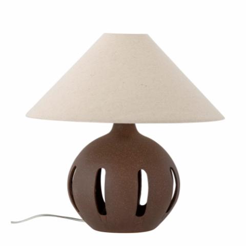 Liana Table lamp, Brown, Stoneware