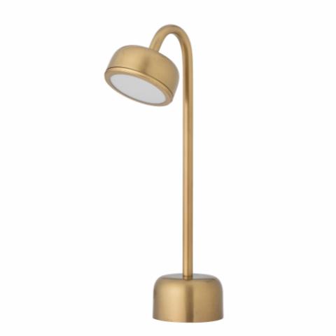 Nico Portable Lampe, Genopladelig, Brass, Metal
