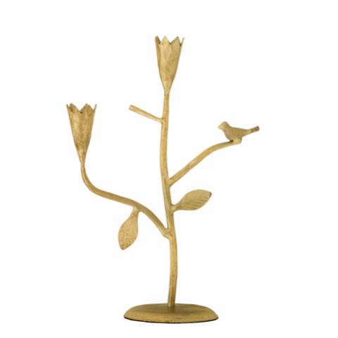 Trianon Candle Holder, Gold, Metal