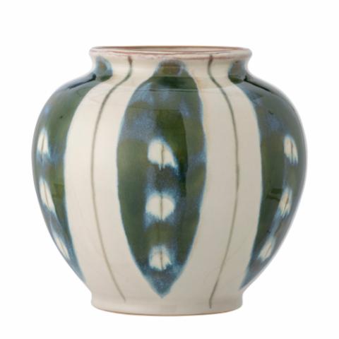 Samiye Vase, Green, Stoneware