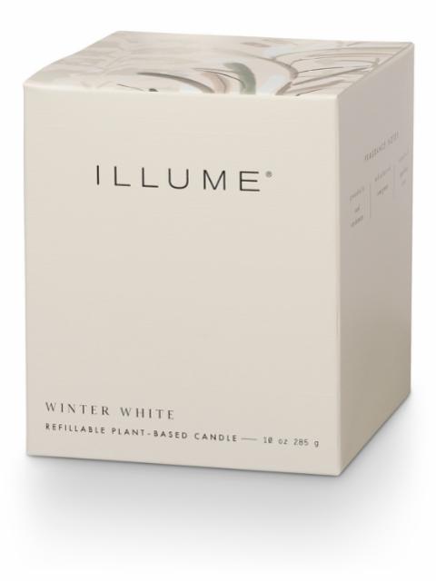 Winter White Refillable Boxed Gls, Hvid, 