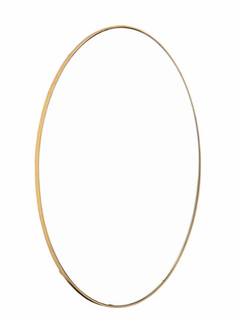 Ibia Wall Mirror, Gold, Metal