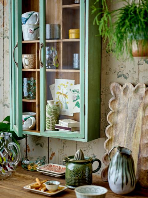 Link Deco Vase, Green, Stoneware