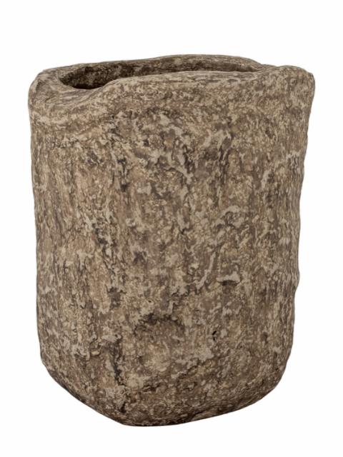 Janay Deco Vase, Brown, Paper Mache
