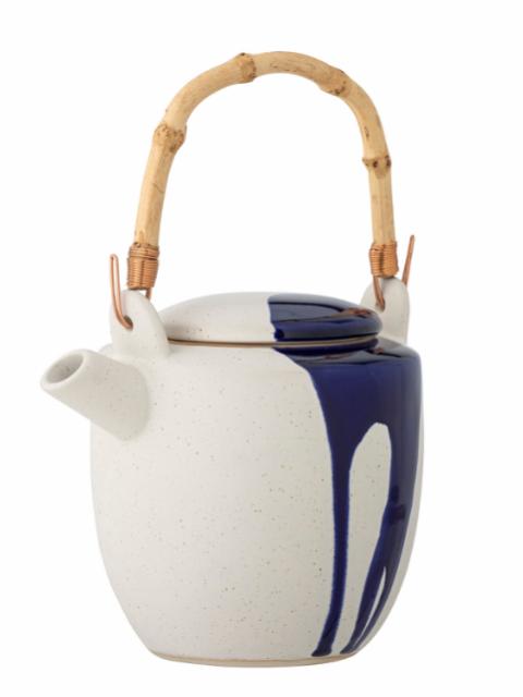 Okayama Teapot, Blue, Stoneware