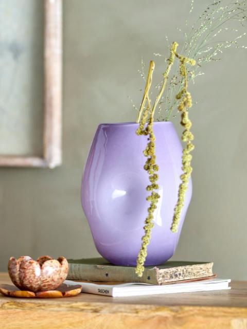 Lilac Vase, Violet, Verre