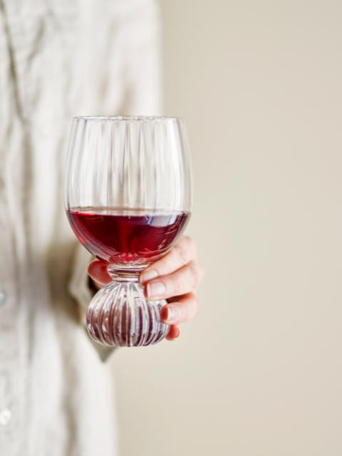 Taurin Wine Glass, Clear, Glass